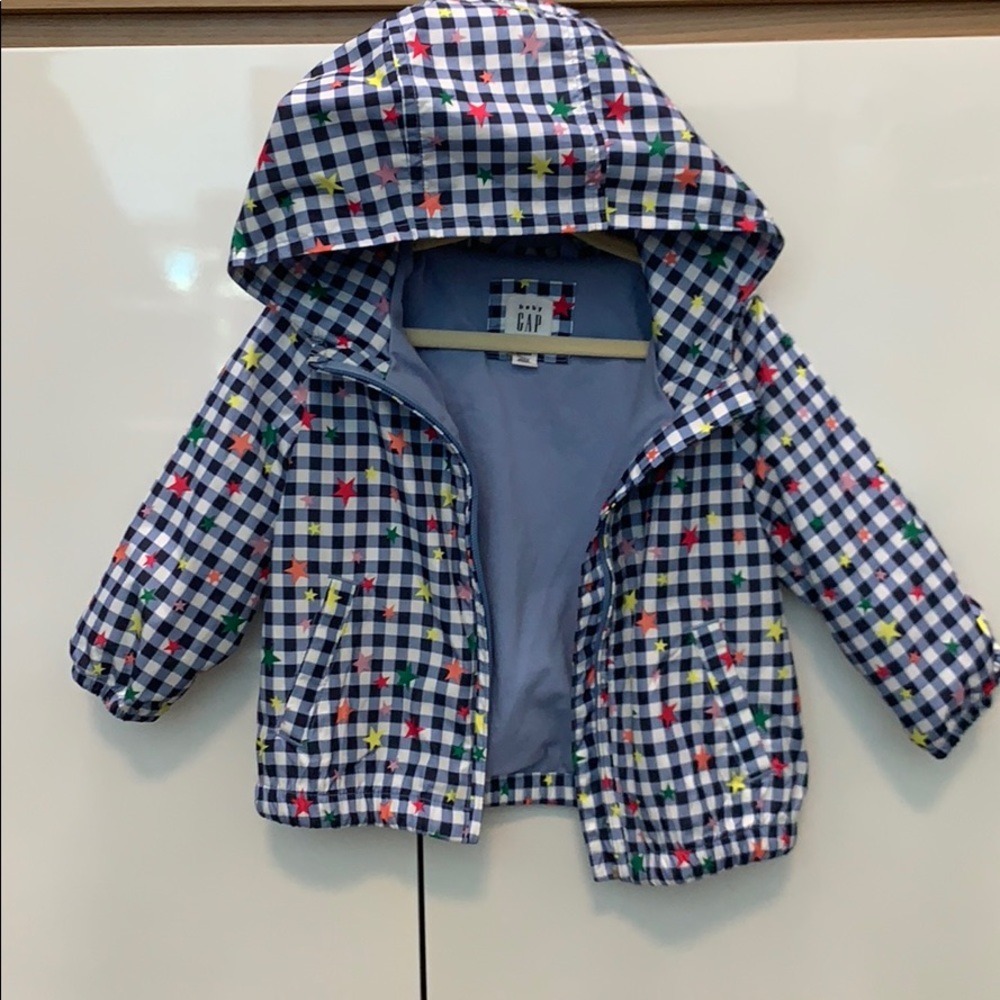 Gap baby girl 12/18 month rain coat